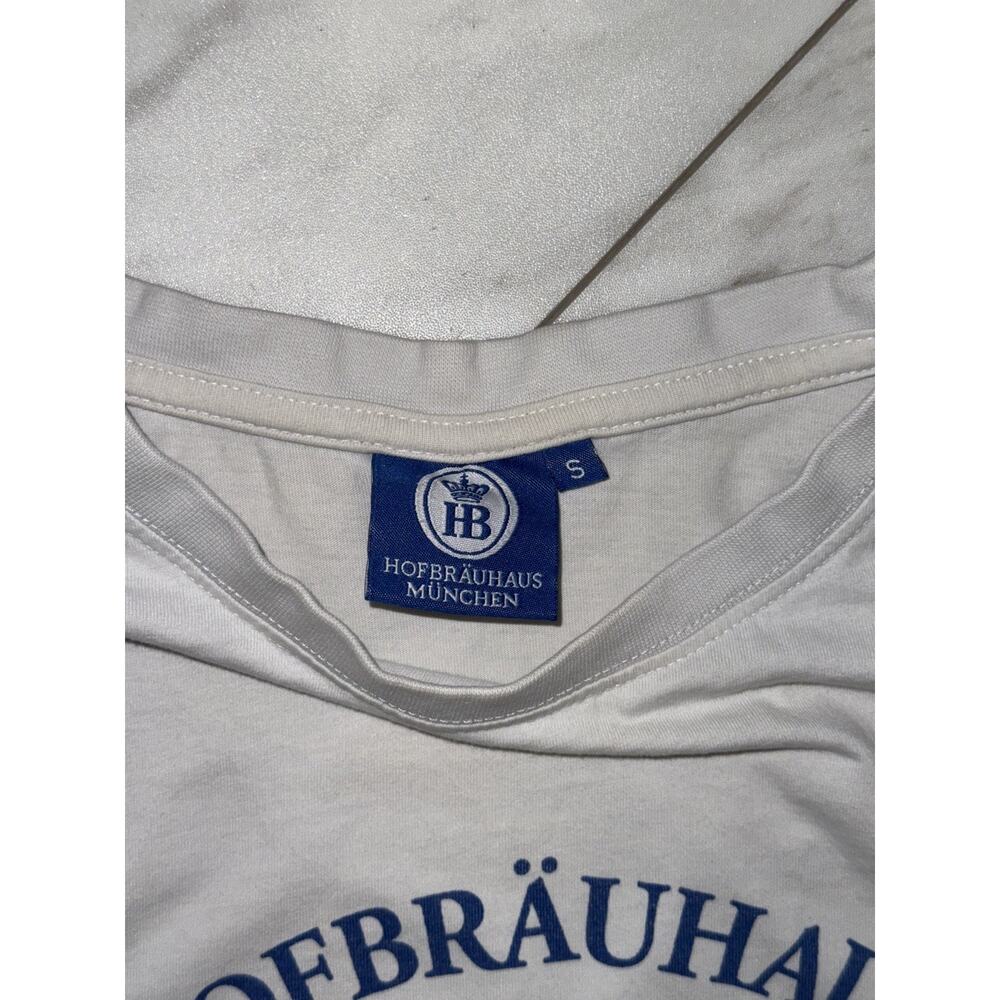 Hofbrauhaus Munchen Unisex T-Shirt Size Small White Short Sleeve Shirt Germany - Picture 3 of 5